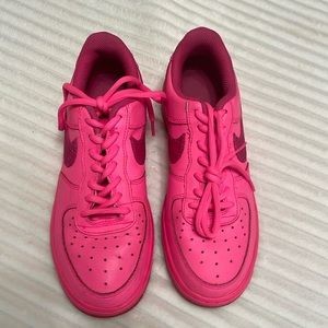 Pink Nike Air Sneakers.